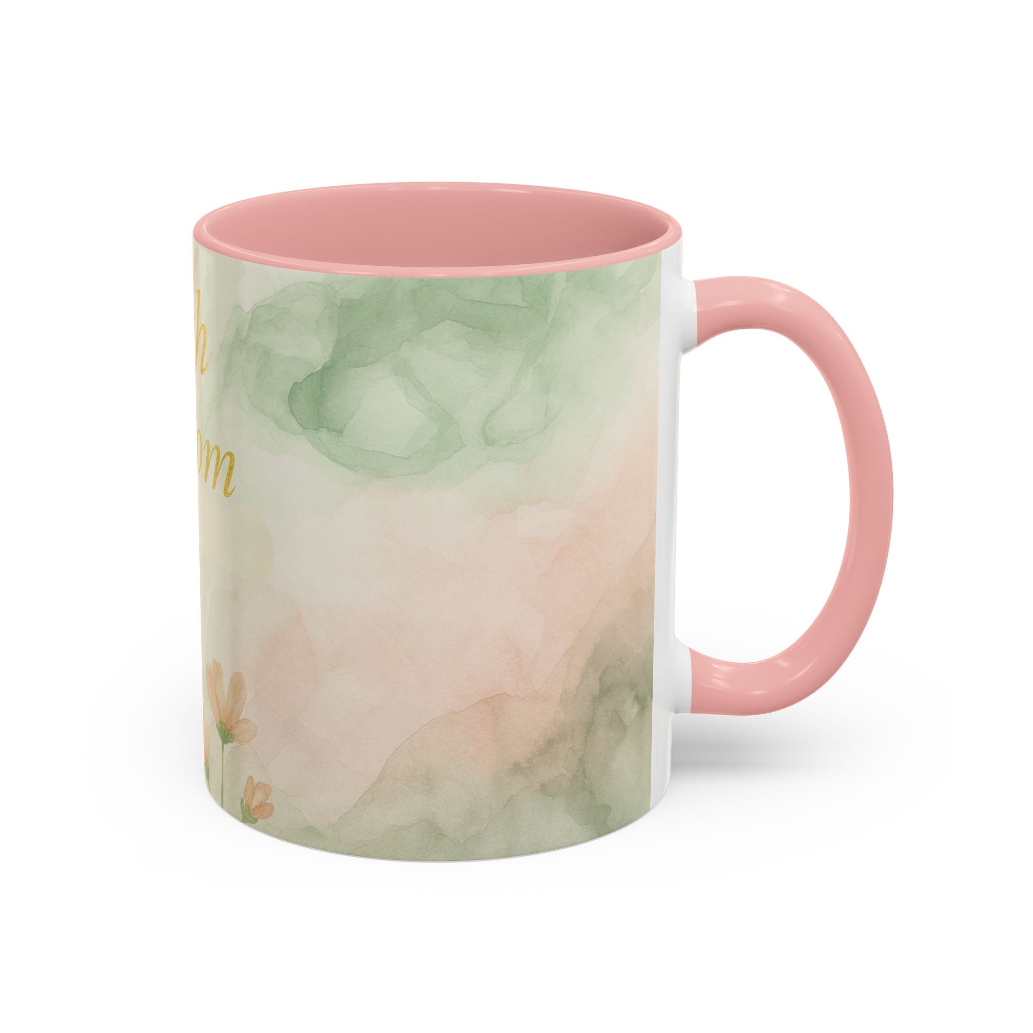 Faith in Bloom Coffee Mug - Inspirational Floral Design