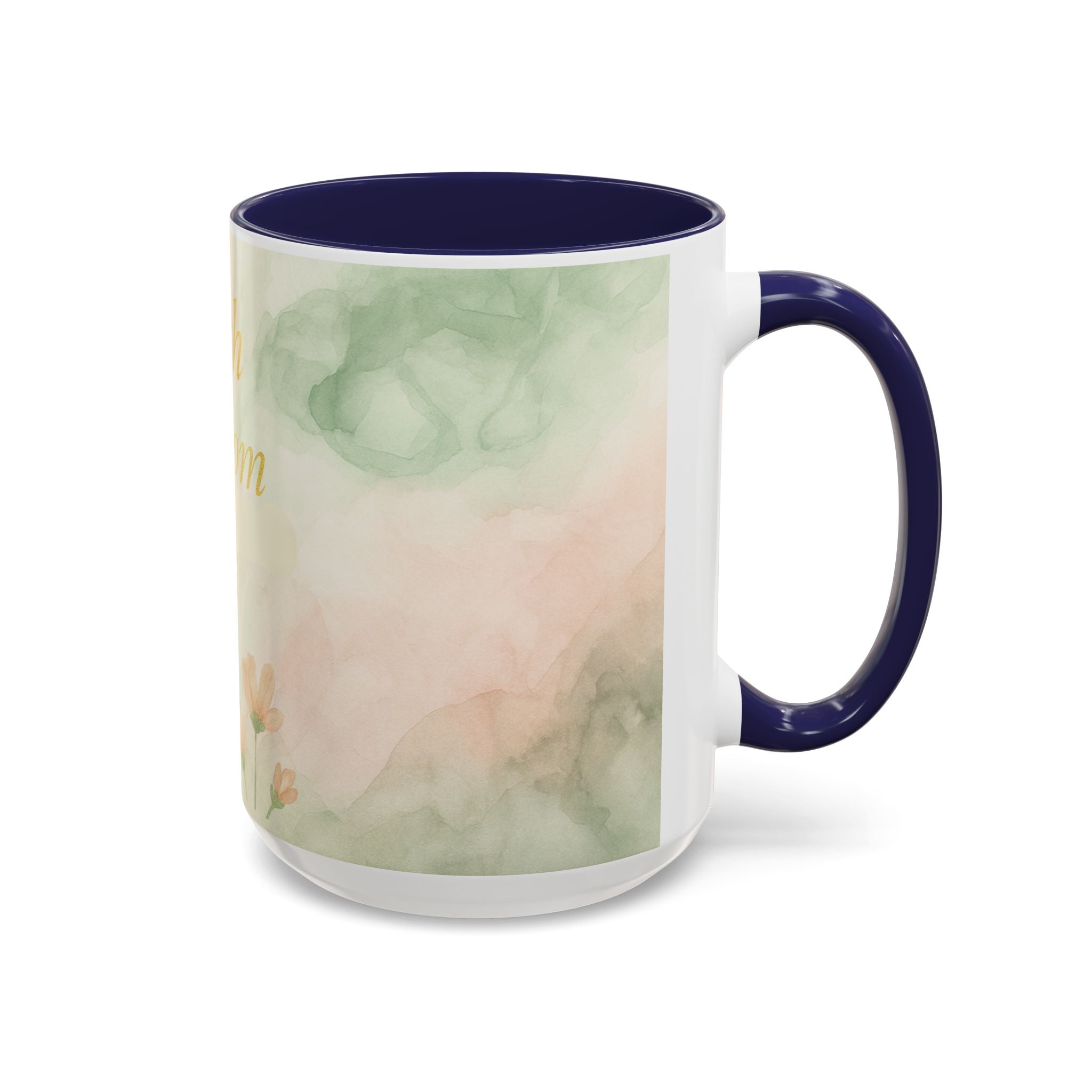 Faith in Bloom Coffee Mug - Inspirational Floral Design