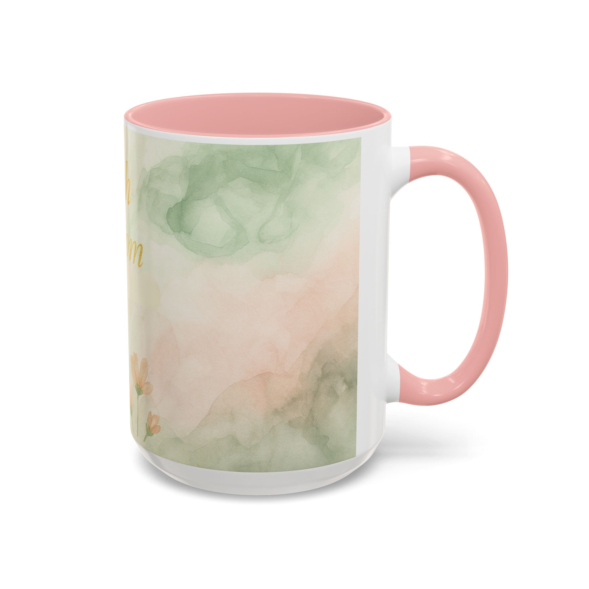 Faith in Bloom Coffee Mug - Inspirational Floral Design