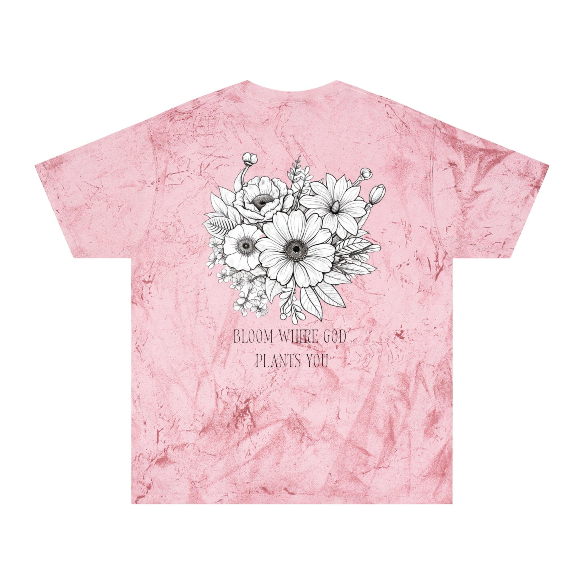 Bloom Where God Plants You Tee — Faith-Inspired Floral Design