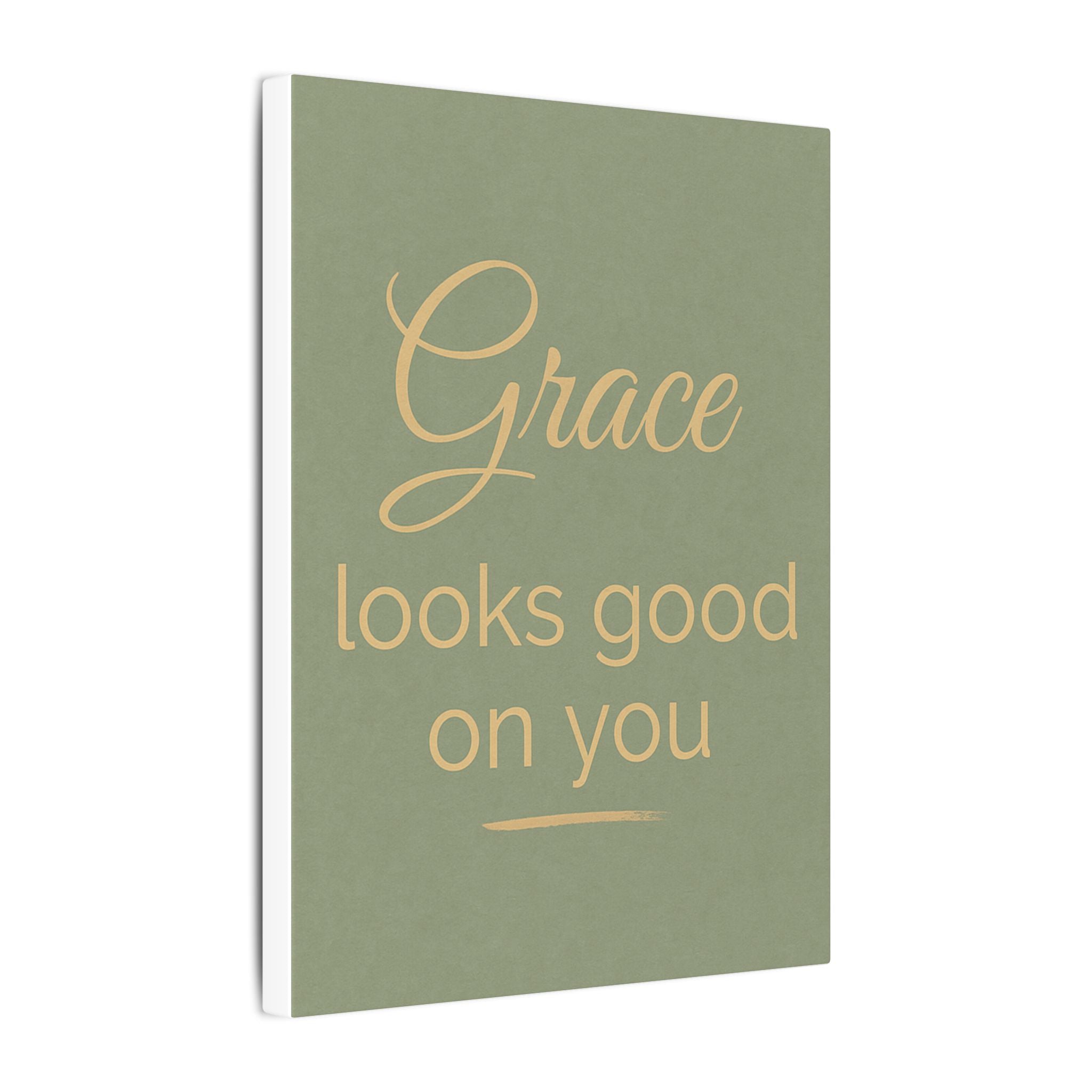 Inspirational Canvas Wall Art - 'Grace Looks Good on You'
