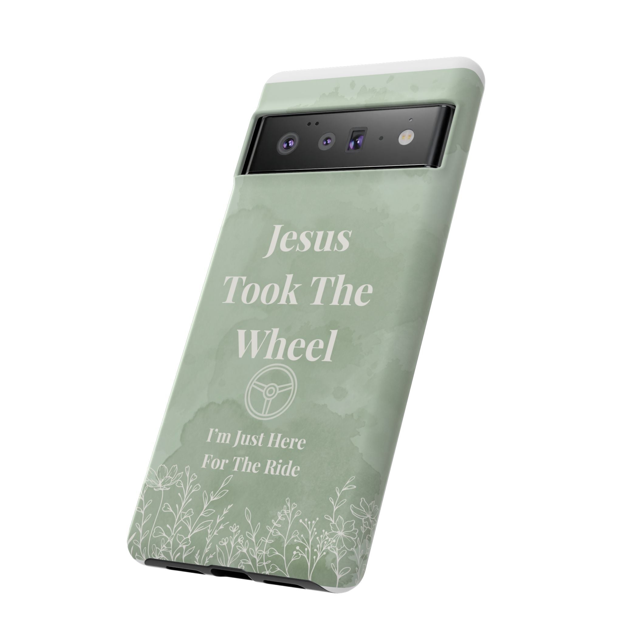 Jesus Took The Wheel Phone Case