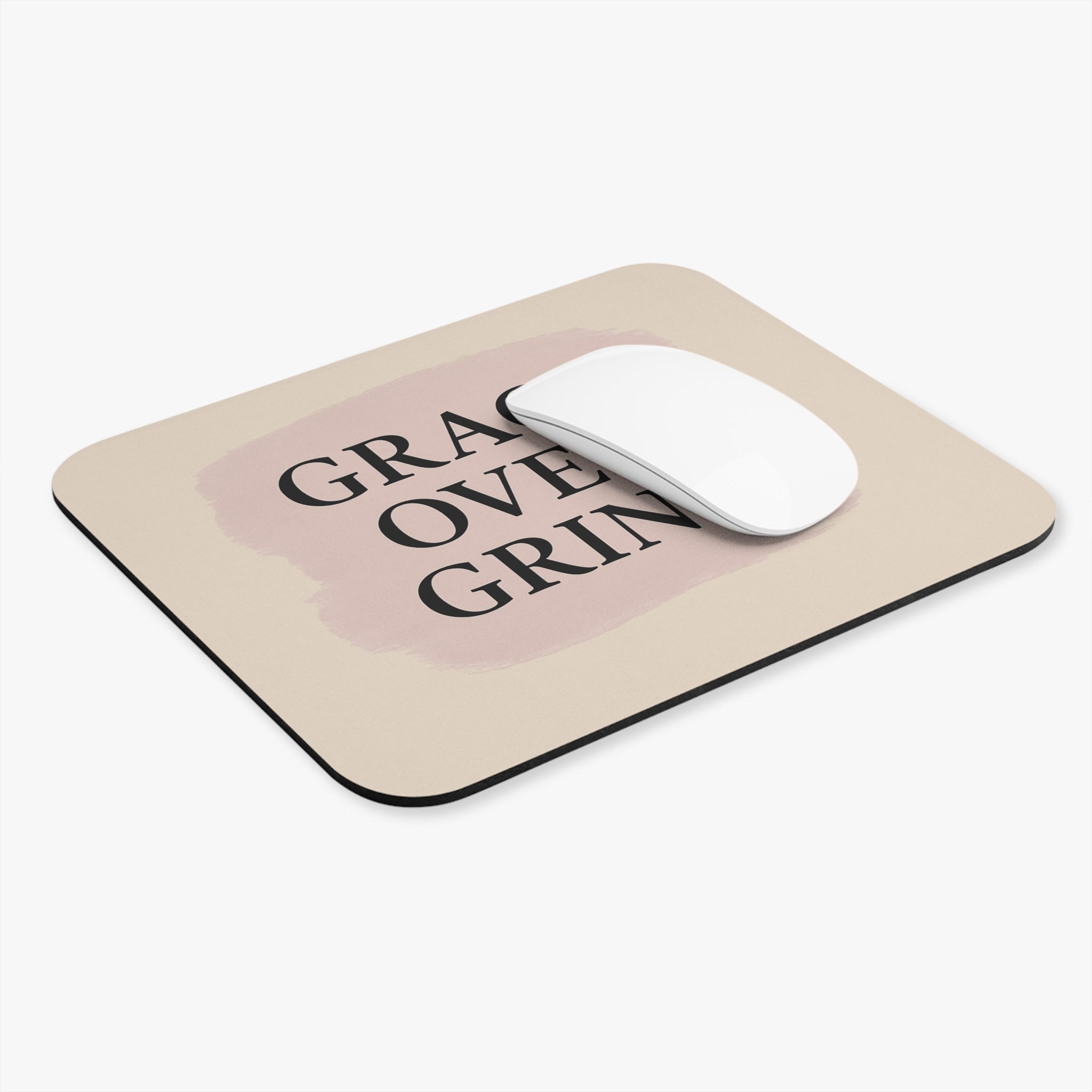 Grace Over Grind Mouse Pad — Motivational Desk Mat