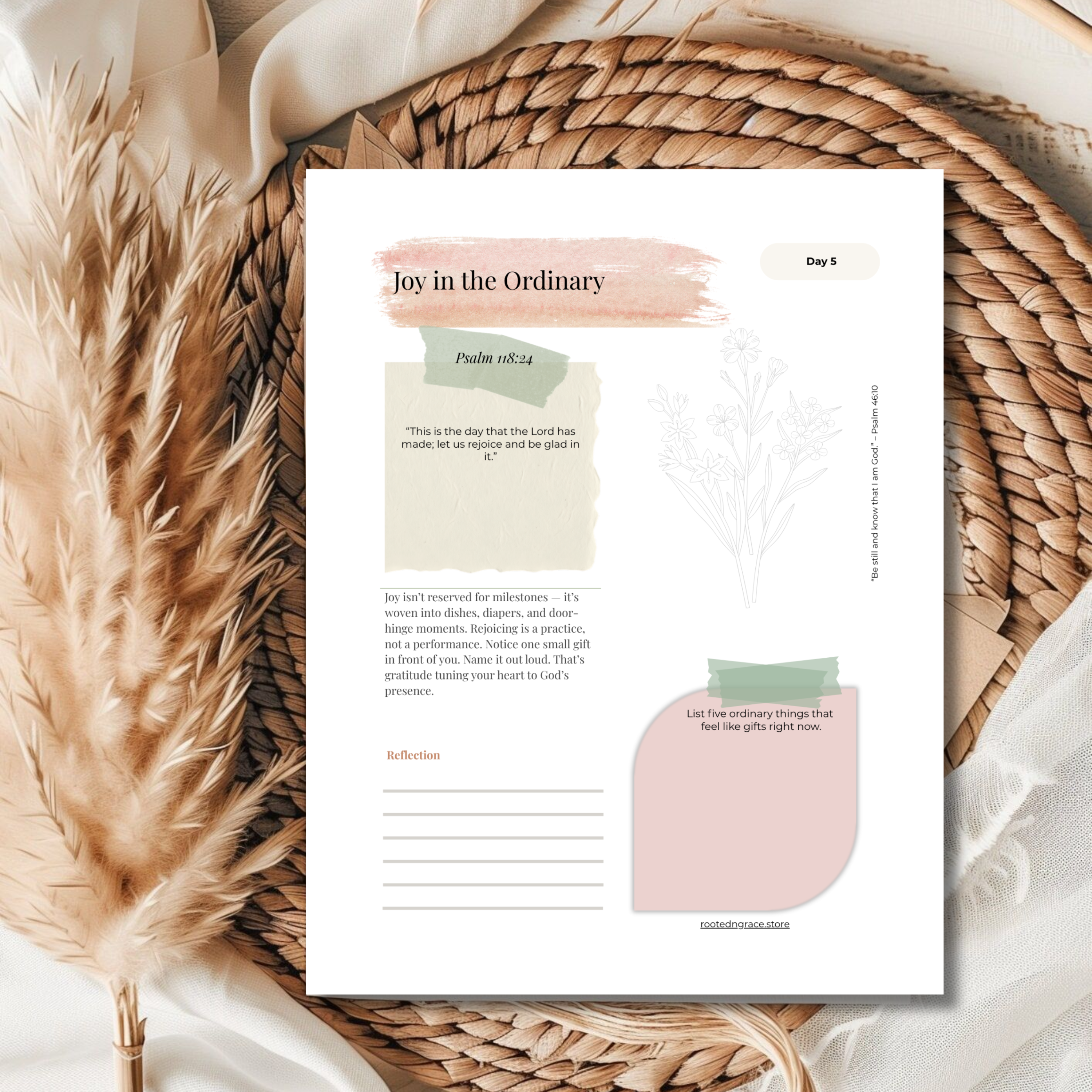 5 Days of Grace – A Printable Devotional for Everyday Faith