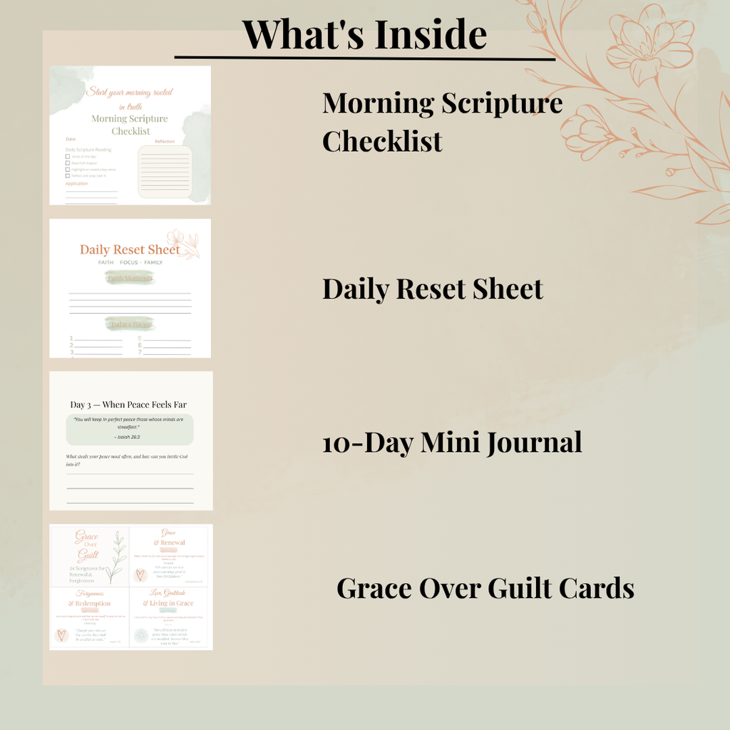 Morning Grace Collection 🌿 | Faith Printables for Peaceful Mornings