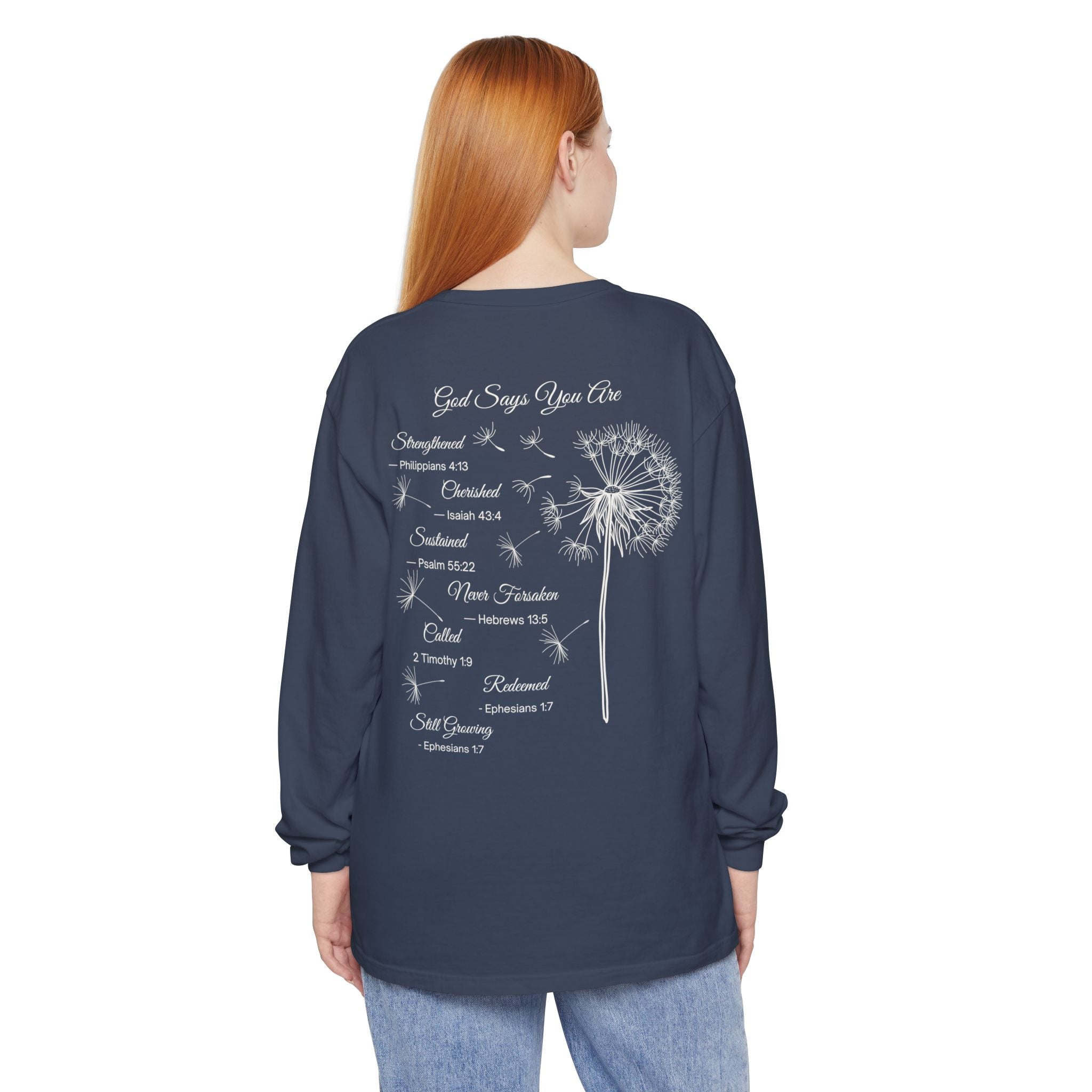 Rooted in Grace Long Sleeve – Garment-Dyed Comfort Fit