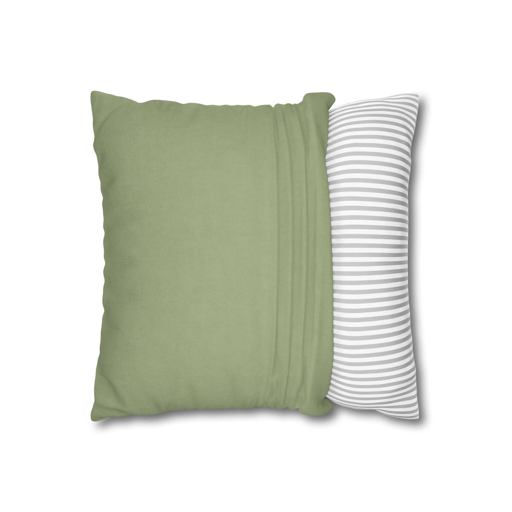 Faux Suede Square Pillowcase
