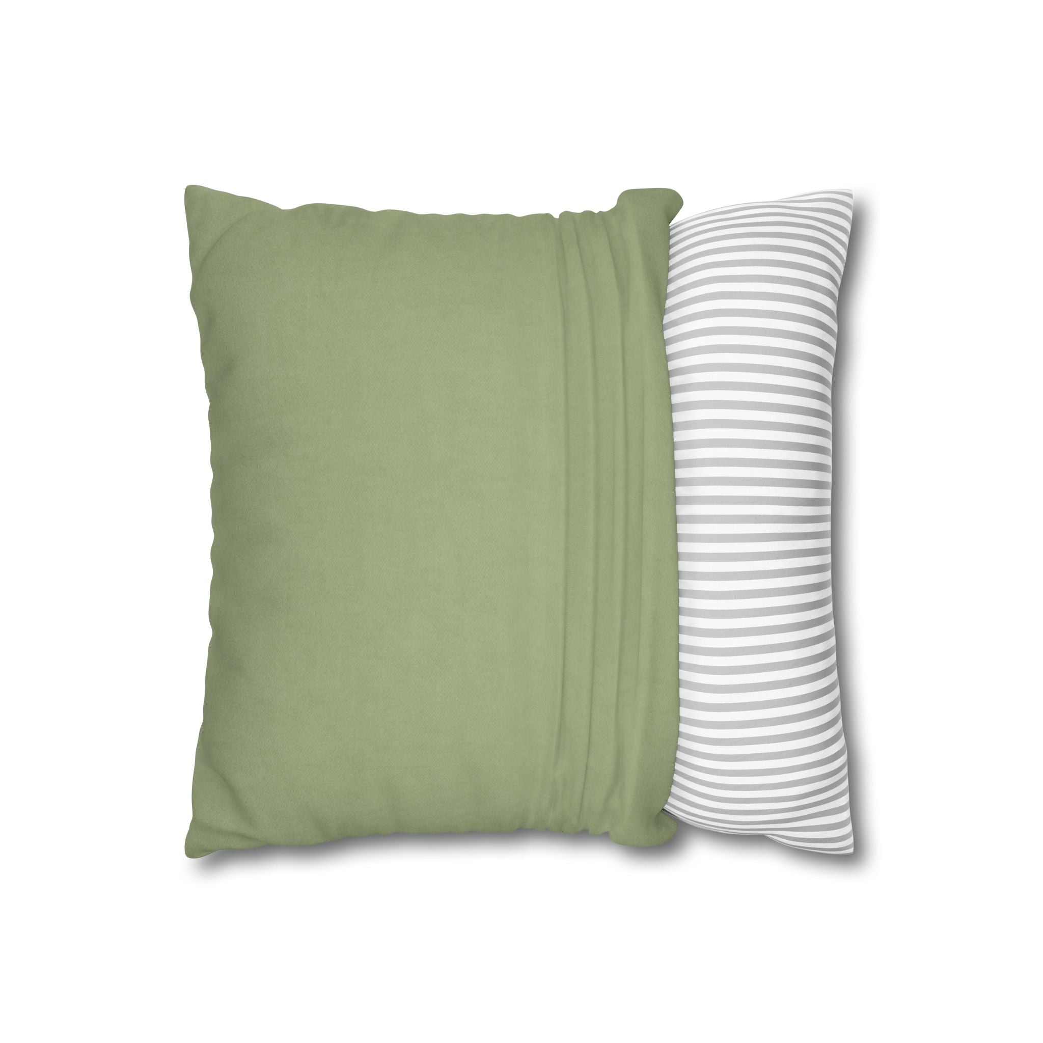 Faux Suede Square Pillowcase