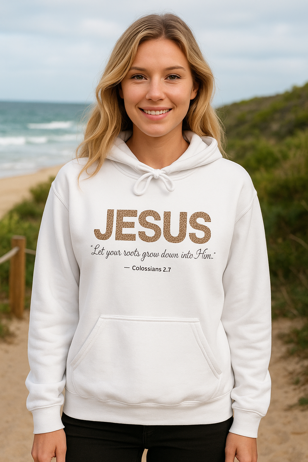 Jesus Hoodie – “I Pray with You When You’re Alone” (Colossians 2:3)