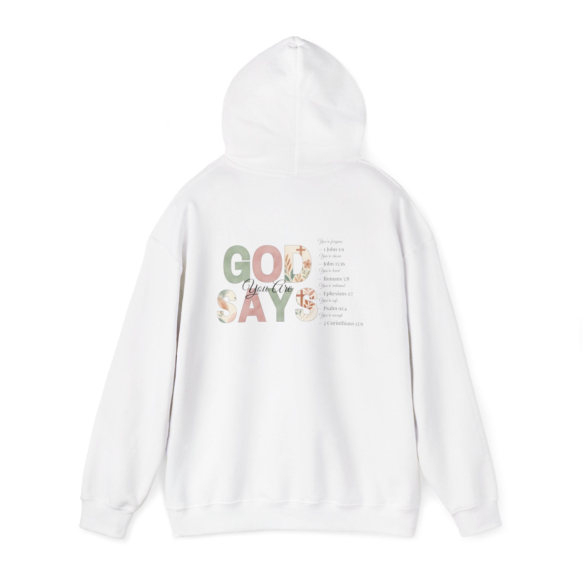God Says You Are Hoodie – Christian Affirmation Sweatshirt