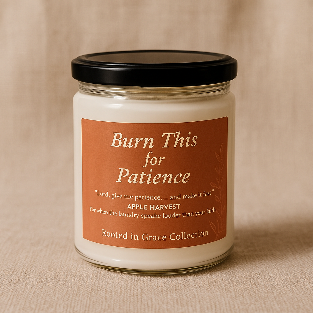 “Burn This for Patience” — Apple Harvest Scented Soy Candle