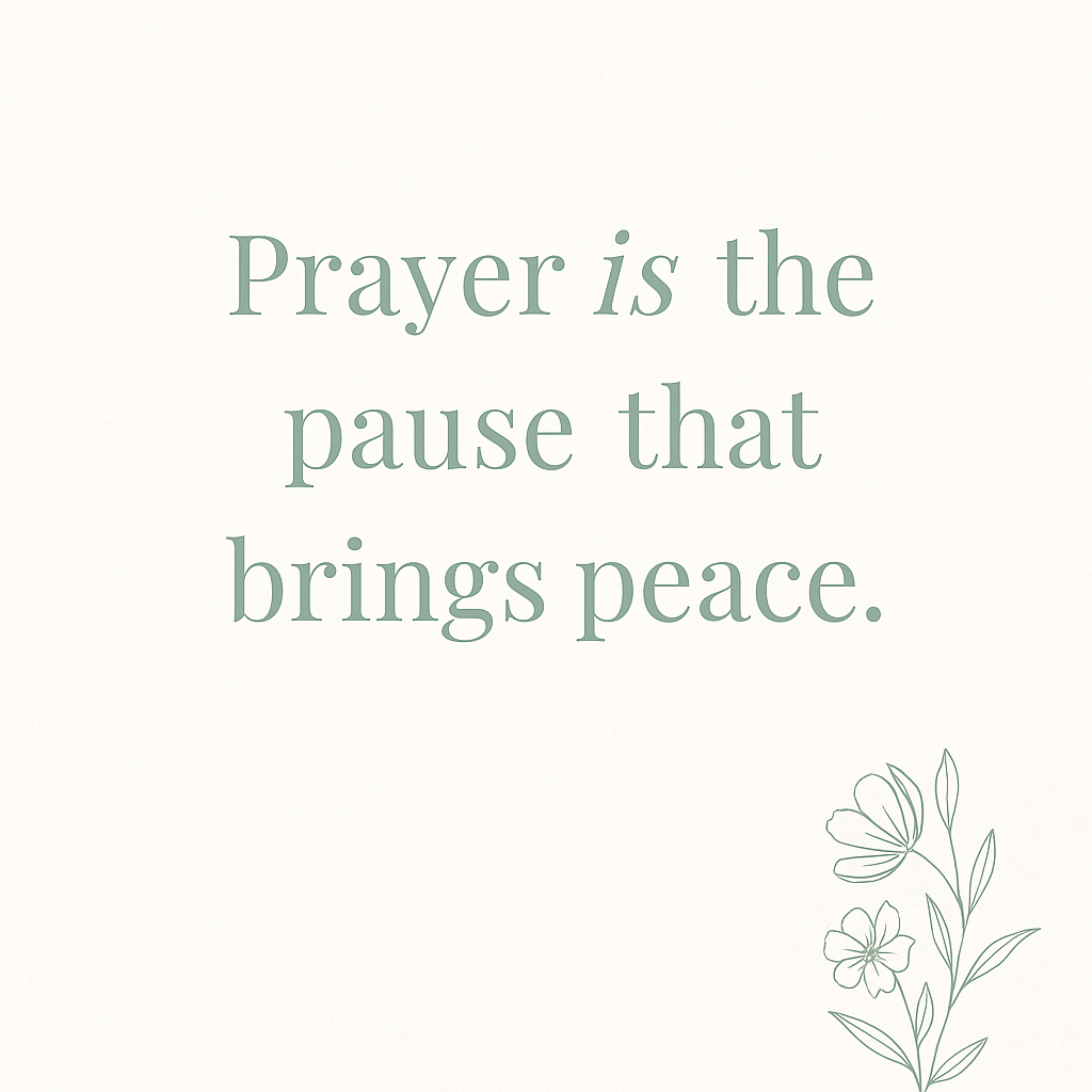 Morning Prayer Prompt 🤍 | Faith Printable for Quiet Time