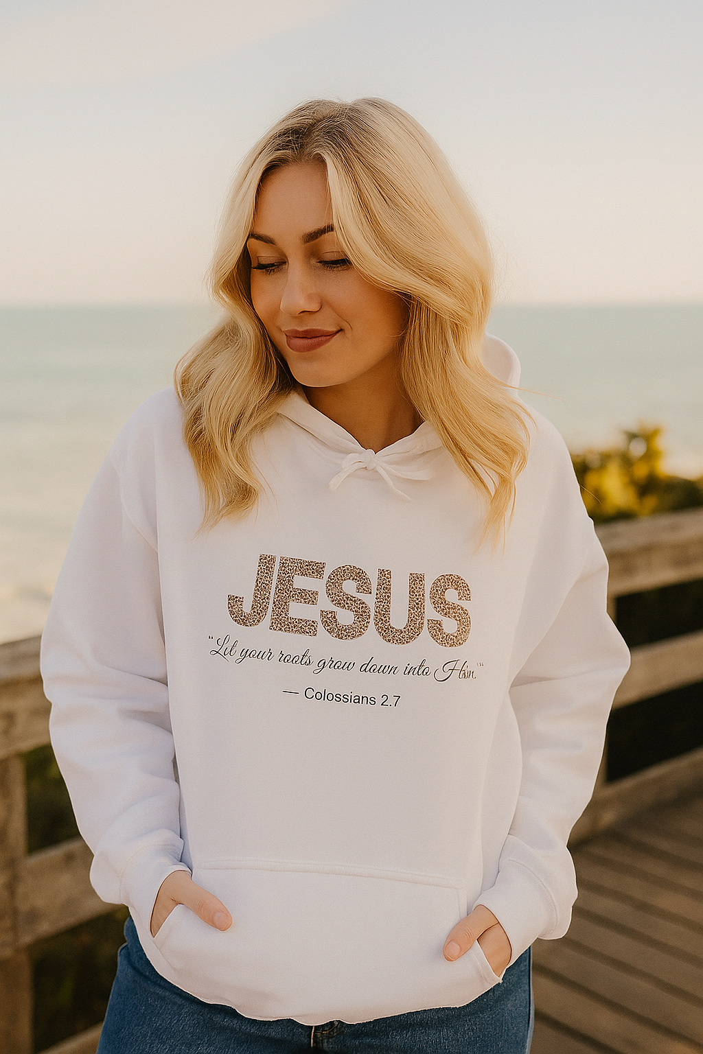 Jesus Hoodie – “I Pray with You When You’re Alone” (Colossians 2:3)