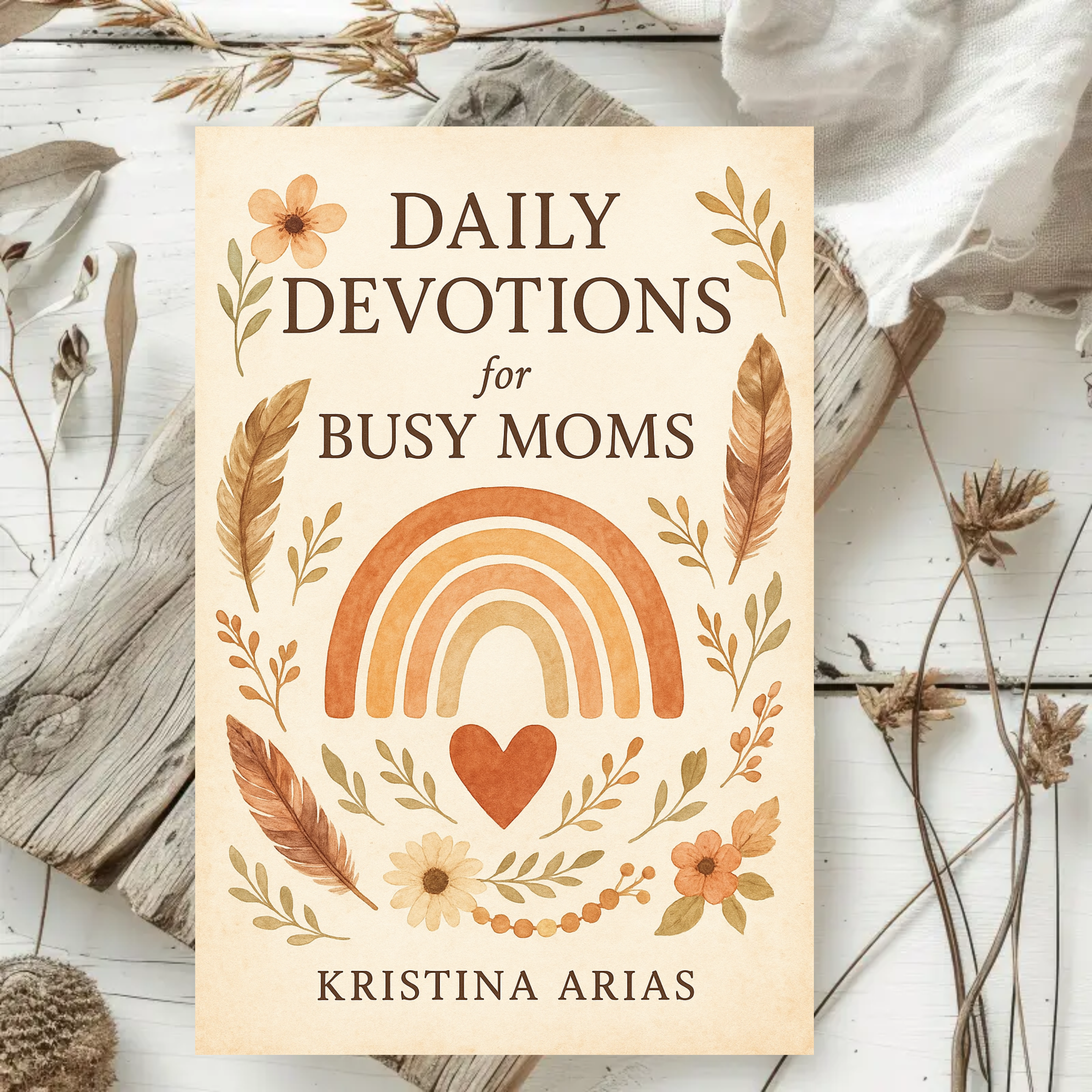 Daily Devotions for Busy Moms - 30-Day Christian Devotional Journal by Rooted in Grace